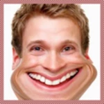 face warp funny android application logo